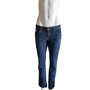 CAbi womens Straight Leg Denim Jeans Style 175 Size 8